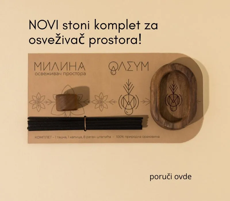 MILINA komplet za stoni osveživač